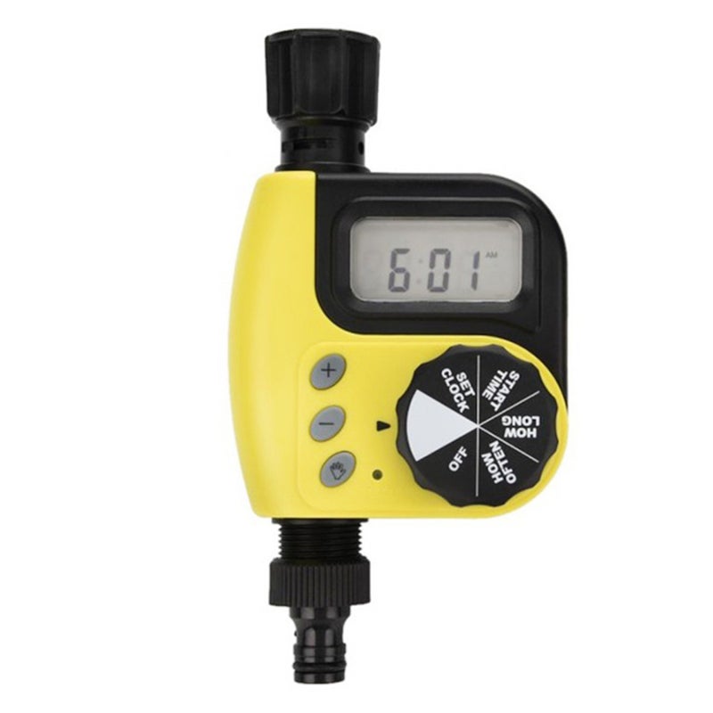Garden Irrigation Water Controller 2.5 Inch LCD Screen Waterproof - Precise 1-240Min Watering Timer Automatic Water-Saving for Outdoor Garden Plant Care - Image 2
