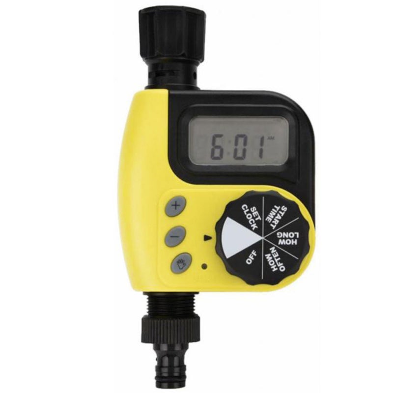 Garden Irrigation Water Controller 2.5 Inch LCD Screen Waterproof - Precise 1-240Min Watering Timer Automatic Water-Saving for Outdoor Garden Plant Care - Image 1