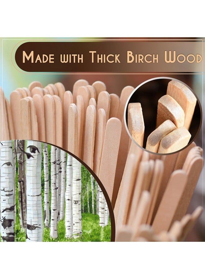 Perfect Stix Premium Wooden Coffee Stirrer Sticks, Thick Birch Wood 1000 Count, 5.5" Inches. Eco-Friendly Wooden Stirrers (5.5Inches / 1000PC) - Image 2
