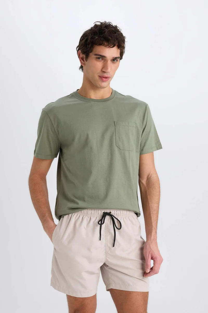 Defacto  Regular Fit Short Swim Shorts for Men | Best Price UAE