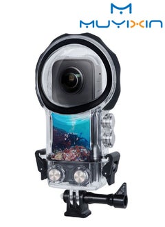 Waterproof Case for Insta 360 one X3 Action Camera, Underwater Housing Shell with Bracket Accessories