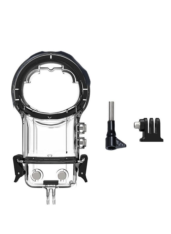Muyixin - Waterproof Case for Insta 360 one X3 Action Camera, Underwater Housing Shell with Bracket Accessories - Image 1