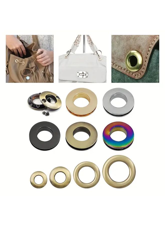 Antique Copper 25 5mm Metal Eyelets Screw Back Leather Craft Accessory For DIY Handbag Belt - Image 1