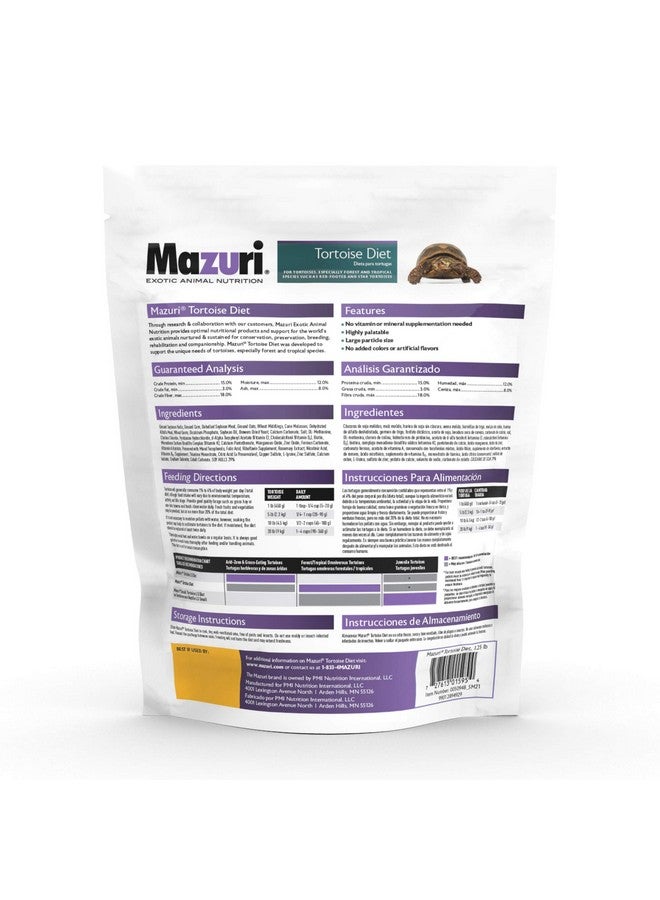 Mazuri Mazuri | Tortoise Diet | 1.25 Pound (1.25 LB) Bag  - Image 2
