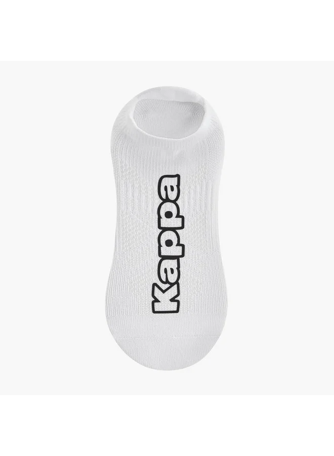 كابا Women Logo Print Trainer Socks - Set of 3