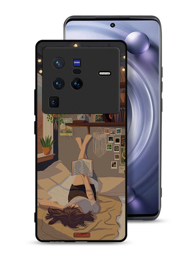 Tolwak Vivo X80 Pro Protective Case Cover Studying Art - Image 1