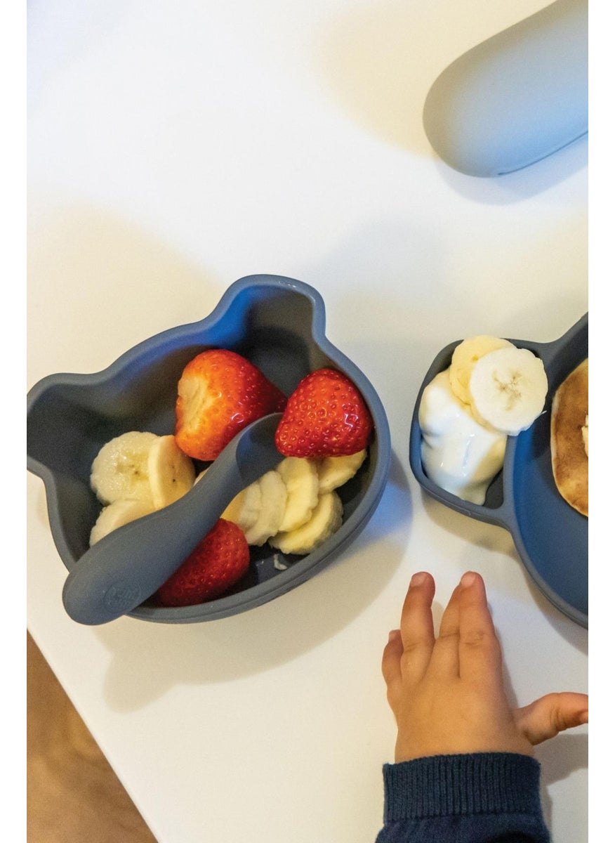 TUM TUM Silicone Vacuum Bowl and Spoon Set with Lid Kev Koala  - Image 3