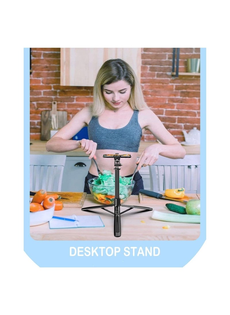 Raxoom Long Selfie Stick,Reinforced Tripod Stand Upto 61 inch/156cm,Multi-function Bluetooth Selfie Stick with 1/4 Screw Compatible with Mobile Phone Camera for YouTube Photo Live Stream - Image 3