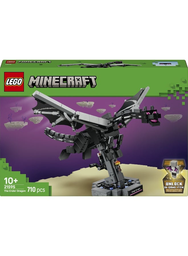 LEGO Minecraft The Ender Dragon 21595 Building Toy Set (607 Pieces) - Image 2
