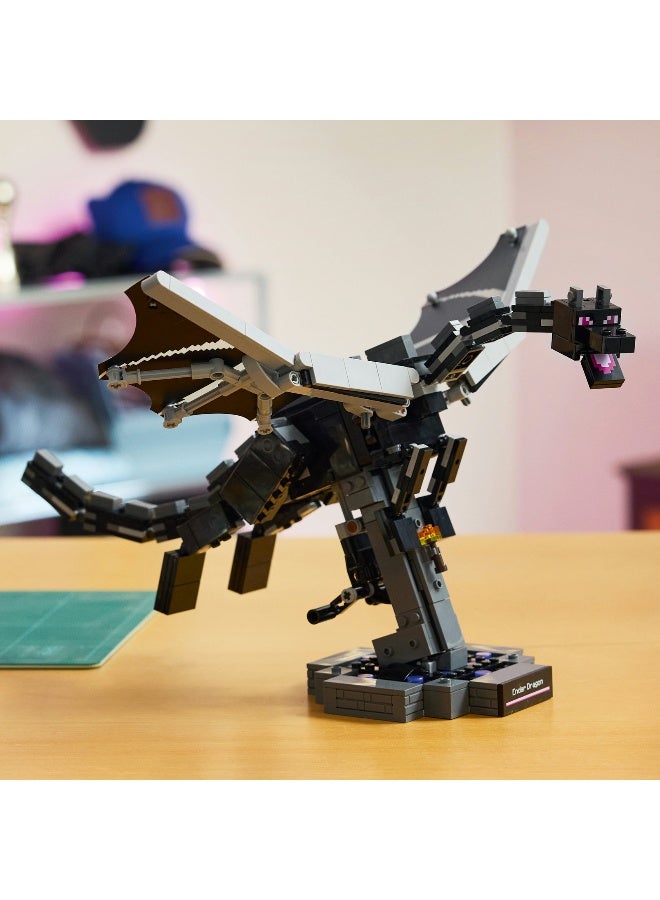 LEGO Minecraft The Ender Dragon 21595 Building Toy Set (607 Pieces) - Image 5