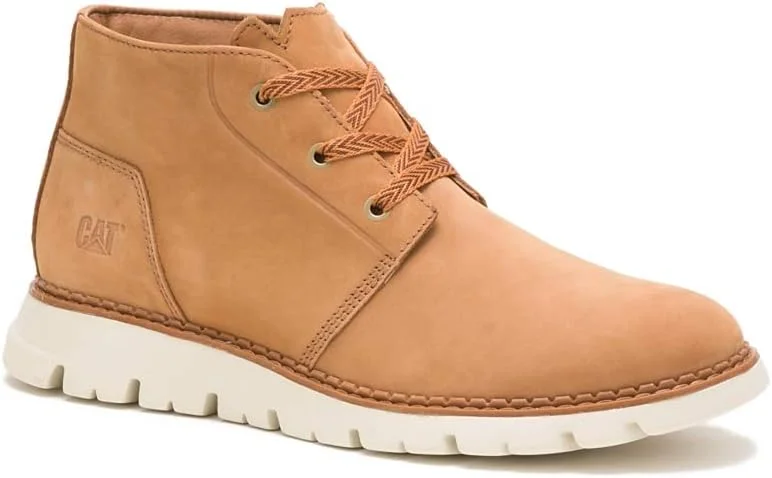 كاتربلر CAT-SIDCUP Sudan Brown Leather Ankle Boots