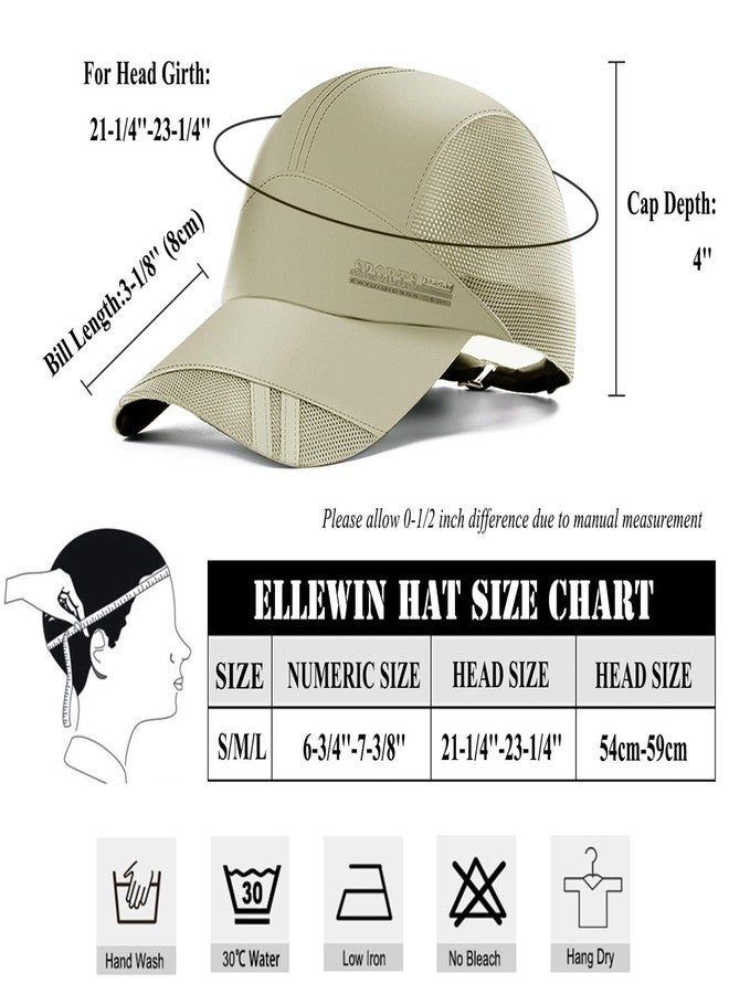 ELLEWIN Baseball Cap Quick Dry Mesh Back Cooling Sun Hats Sports Caps for Golf Cycling Running Fishing - Image 5