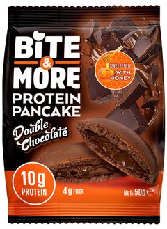 Protein Pancake With Double Chocolate Filling No Sugar Added And Sweetened With Honey
