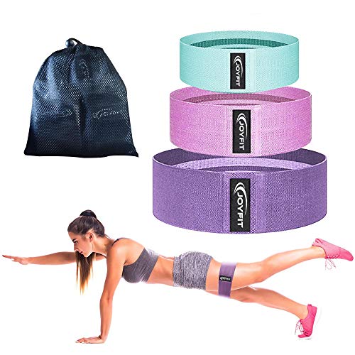 JoyFit Cotton Resistance Bands Set, Suitable for Men and Women(3 Pc Set) - Image 1