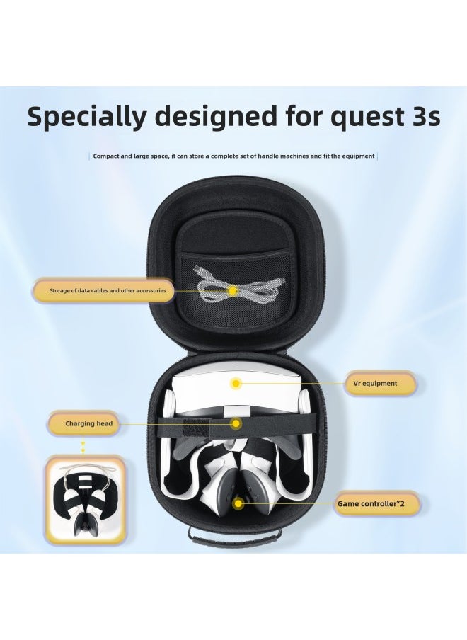 Generic Spot Meta Quest 3S Cosmetics Bag Quest 3/2 Vr Glasses Handbag Accessories Satchel Cross-Body Bag-product Color:Vr Universal Package [transparent]  - Image 4