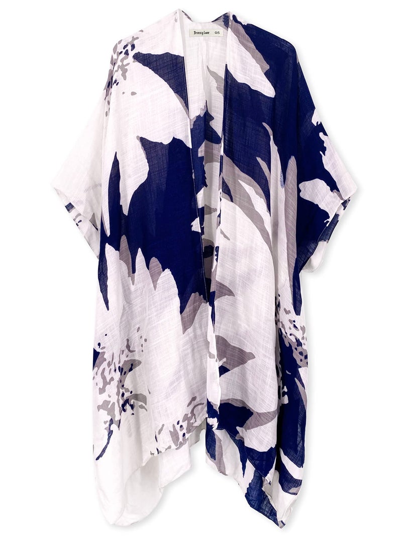 Breezy Lane Kimonos for Women Beach Coverup Bathing Suit Kimono Cardigan for Summer Travel Vacation Resort Wear - Image 4