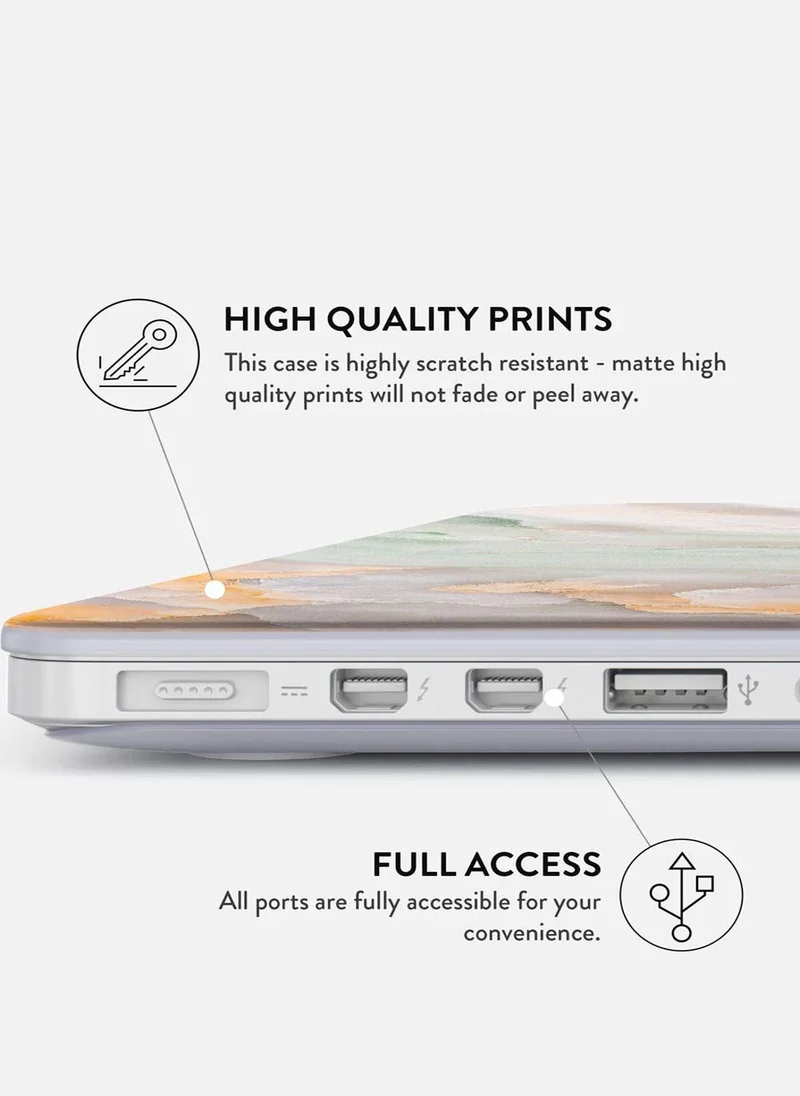 BURGA Protective Premium Hard Case Cover For Apple MacBook Pro 13 Inch Model A2251 with Retina Display Touch ID Printed Design Hard Shell Laptop Case, Pastel Hues