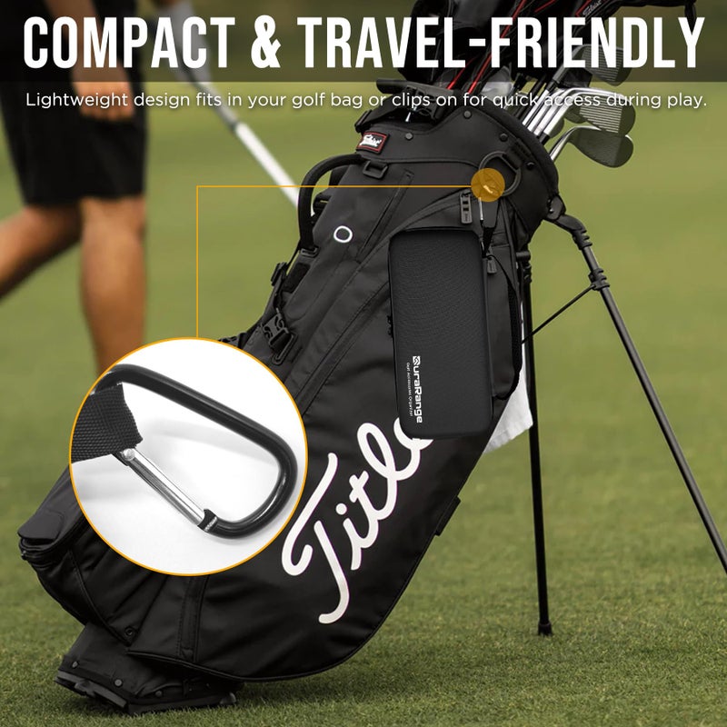 DURARANGE Golf Glove Holder Case with Glove Shaper - Portable Golf Accessories Organizer for Men & Women - Large Capacity for Balls, Tees, Markers - Ideal Gift - Black - Image 5