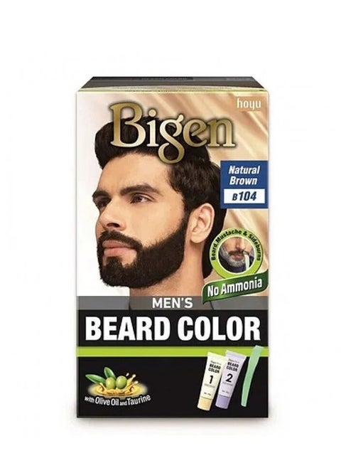 Bigen Beard Hair Dye for Men - Natural Brown 40g