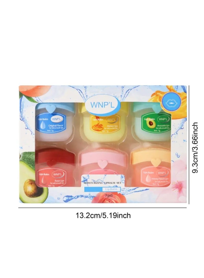 Generic 6PCS Moisturizing Lip Balm Therapies Set, Moisture For Dry Lips, Long-lasting Effect  - Image 3