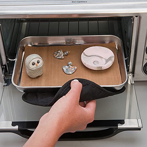 Polyform Sculpey Tools Oven-Safe Work Mat, Reusable silicone non-skid mat, polymer oven bake clay tool, 7.75” H x 13” W, great for all skill levels and craft projects, Medium - Image 4