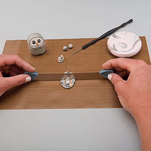 Polyform Sculpey Tools Oven-Safe Work Mat, Reusable silicone non-skid mat, polymer oven bake clay tool, 7.75” H x 13” W, great for all skill levels and craft projects, Medium - Image 5