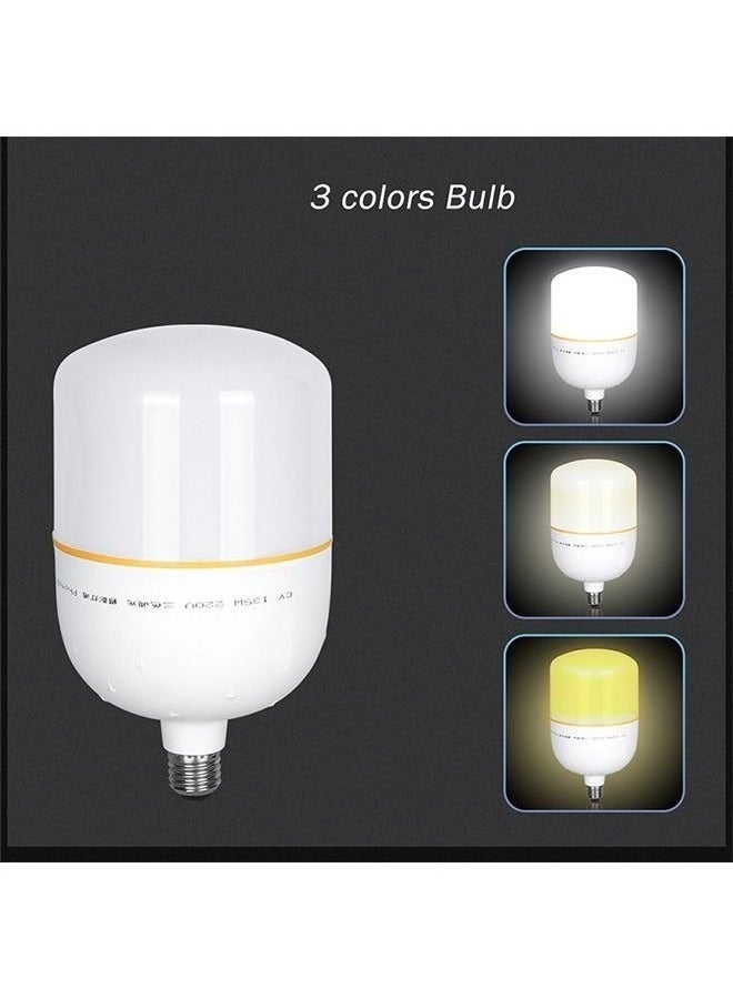 والالا طقم إضاءة فوتوغرافية بصندوق ناعم مع لمبة LED 280 وات بثلاثة ألوان، مظلات، صندوق ناعم وحقيبة حمل للتصوير الشخصي وتصوير المنتجات - Image 2