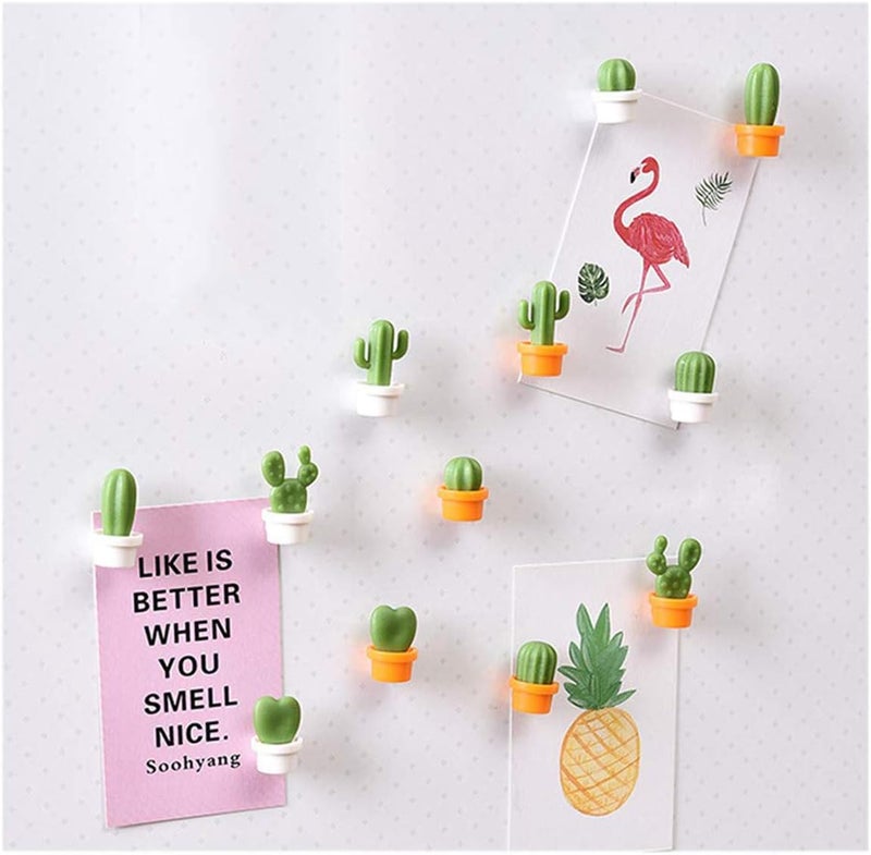 TabEnter Decorative Refrigerator Magnets, Perfect Fridge Magnets for House Office Personal Use (24Pcs Cactus) - Image 2