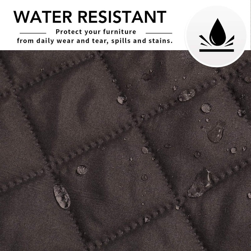 Easy-Going Sofa Slipcover L Shape Sofa Cover Sectional Couch Cover Chaise Lounge Cover Reversible Sofa Cover Furniture Protector Cover for Pets Kids Children Dog Cat (X-Large, Chocolate/Chocolate), Machine Washable - Image 5