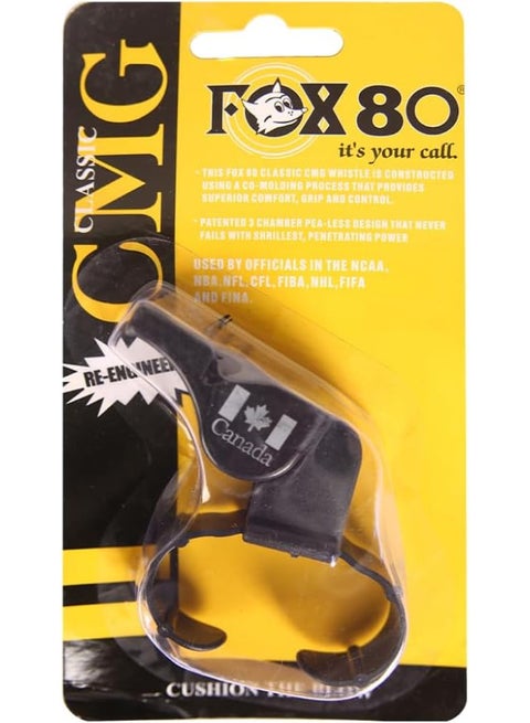 Fox 80 Whistle with 360-Degree Ring Grip - Multi-Color