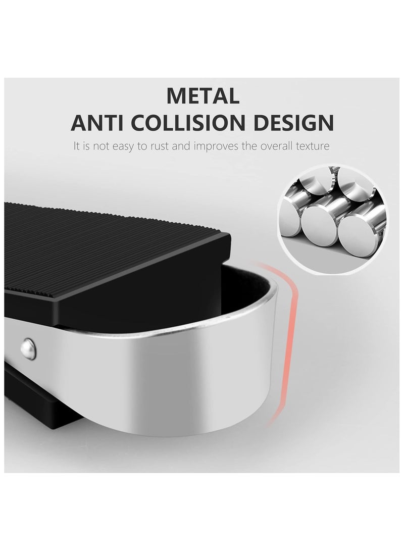Heavy Duty Door Stop, 1 Black (Stainless Steel, Rubber, Floor Mount, Contemporary Style, Door Stop) - Image 3