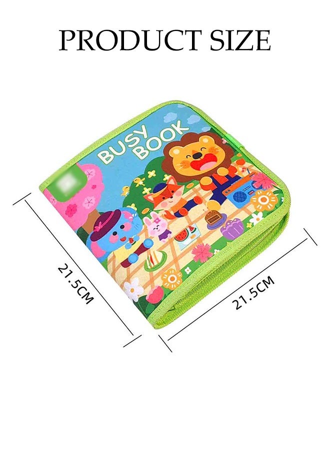 Baby Montessori Quiet Felt Book,Sensory Felt Activity Book,Baby Educational Sensory Toy,Montessori Busy Book for 1-3 Age - Image 2