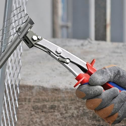 KNIPEX Tools - Sheet Metal Nibblers, Multi-Component (9055280), Red - Image 2