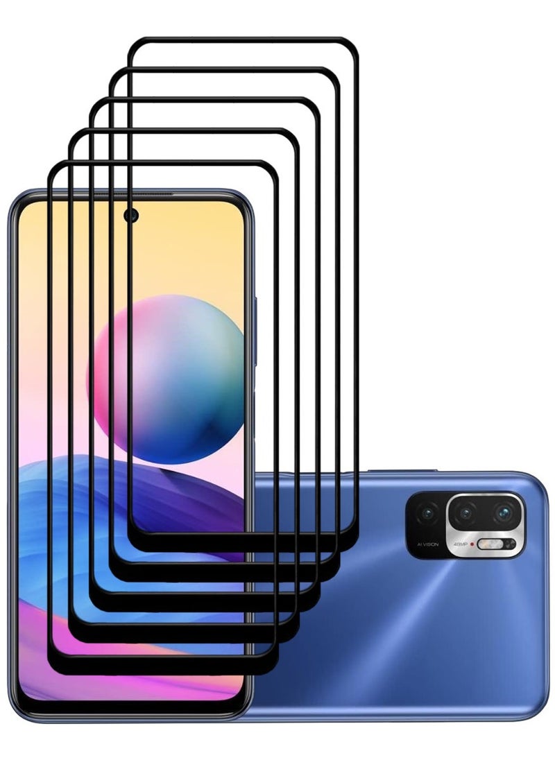 ACLIX 5 Pieces Antistatic ESD Dustproof Premium Quality High Definition Tempered Glass Screen Protector Designed For Xiaomi Redmi Note 10 5G - Image 1