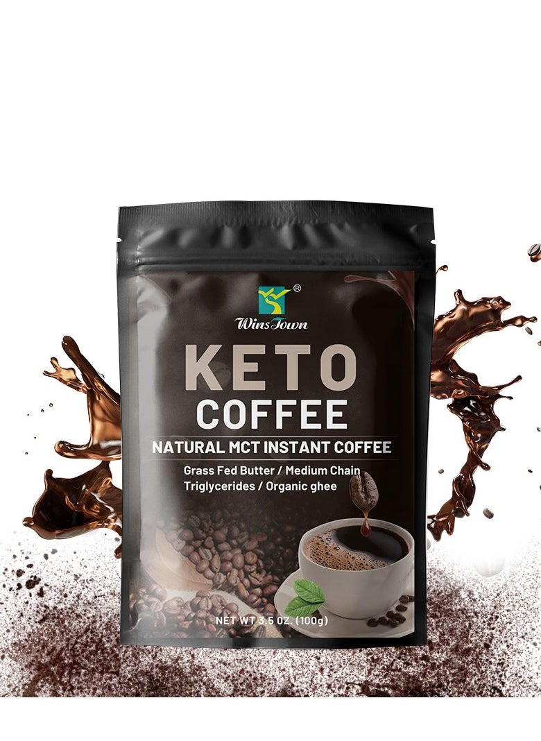 Wins Town KETO Fat Burning Slimming Detox Instant Coffee 10g*10 Bag  - Image 1