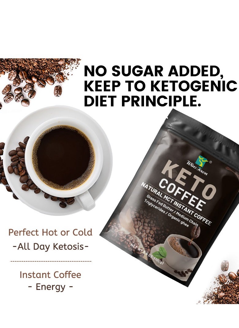 Wins Town KETO Fat Burning Slimming Detox Instant Coffee 10g*10 Bag  - Image 5