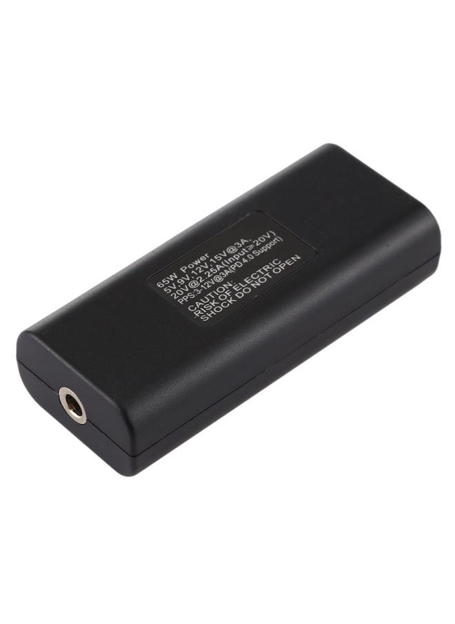 BURAQ - DC 4.0 x 1.7mm Power Jack Female to USB-C / Type-C Female Power Connector Adapter with 15cm USB-C / Type C Cable - Image 1