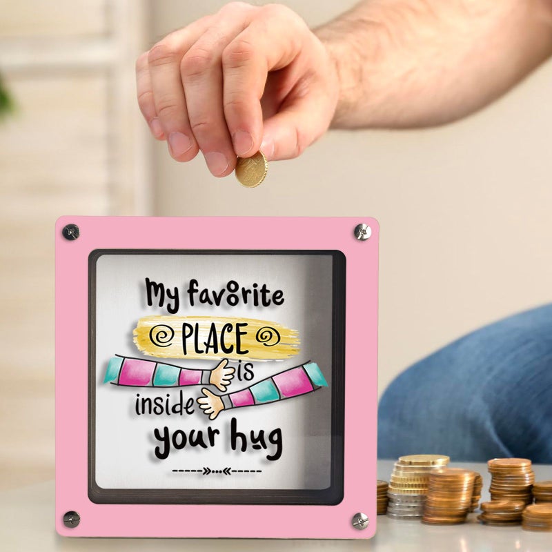 1pc Rounded Saving Jar Coin Bank Gifts For Bosom Friend Theme Series Unique Piggy Bank Good Habit Building Tool Home Decor Practical Saving Gift - Image 4