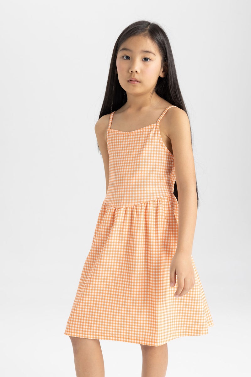 ديفاكتو فستان بناتي بحمالات - Image 3