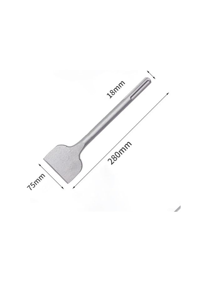 PROMASS Electric pick drill electric hammer chisel tip pick flat pick chisel shovel,18X280X75cm  - Image 2