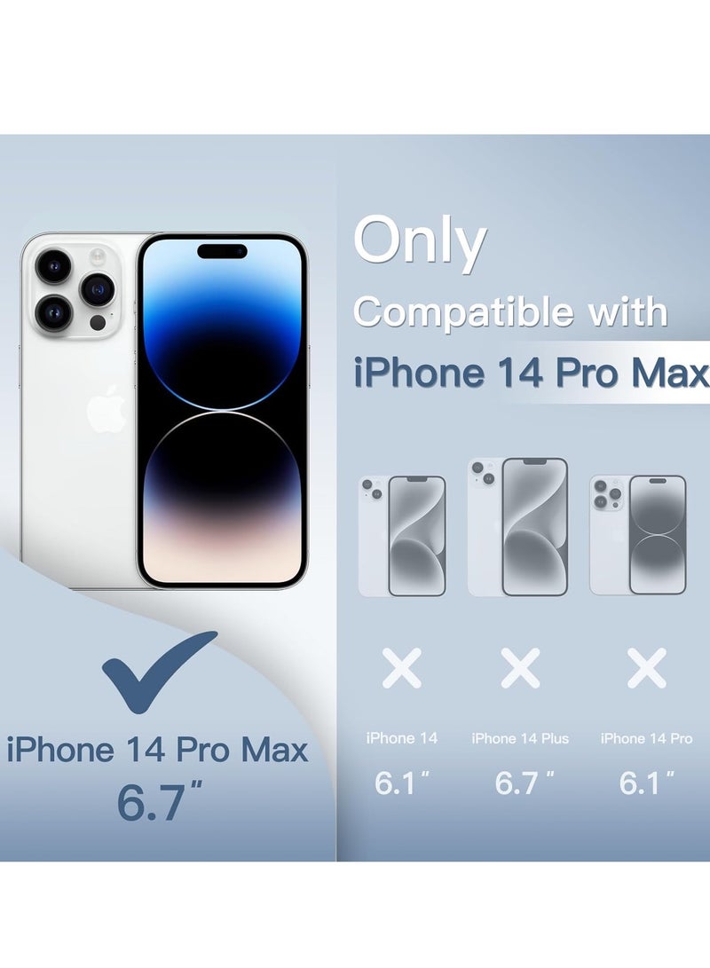 ELTRAZONE Ultra Slim (0.35mm Thin) Case for iPhone 14 Pro Max 6.7-Inch, Camera Lens Cover Full Protection, Lightweight Matte Finish PP Hard Minimalist Case, Support Wireless Charging (Frosted Clear) - Image 2