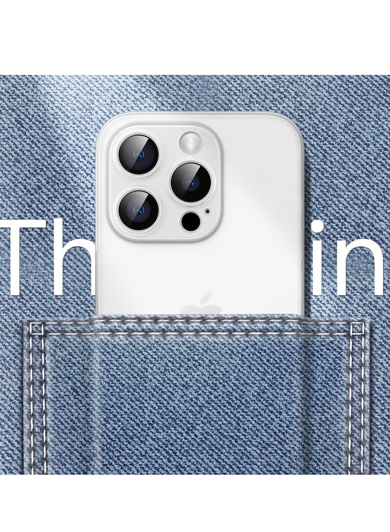 ELTRAZONE Ultra Slim (0.35mm Thin) Case for iPhone 14 Pro Max 6.7-Inch, Camera Lens Cover Full Protection, Lightweight Matte Finish PP Hard Minimalist Case, Support Wireless Charging (Frosted Clear) - Image 5