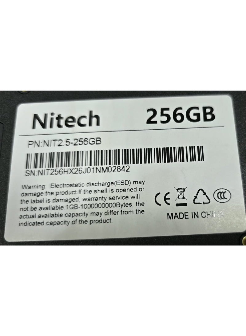 Nitech Internal Ssd NITECH 256gb Ssd Hard Drive For Laptop Sata 256 GB - Image 2