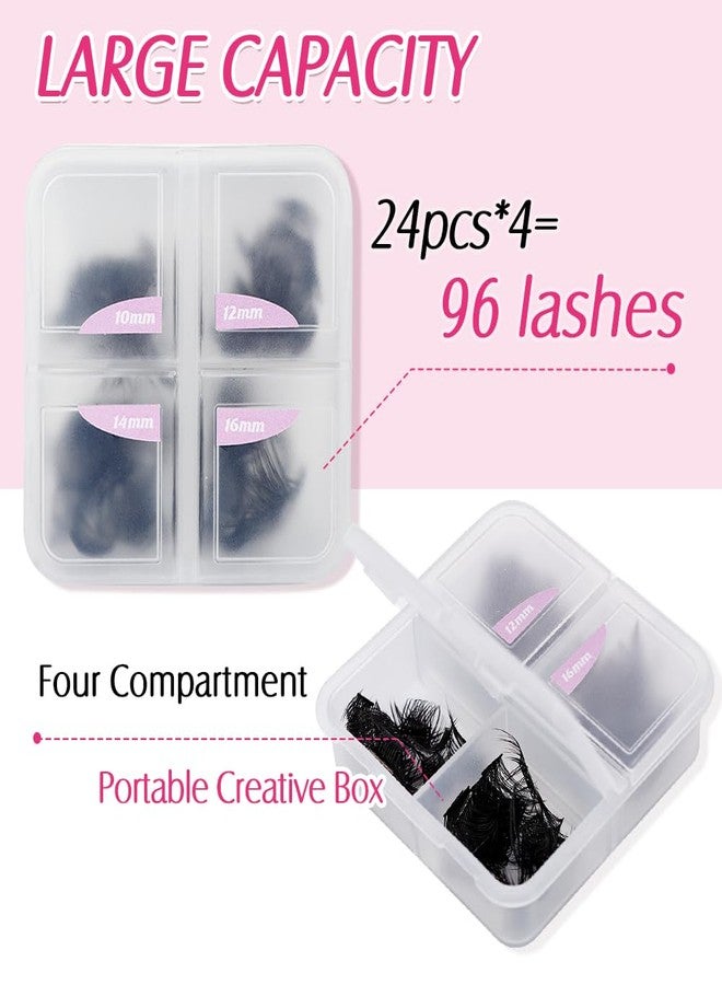 ARISON LASHES Arison Lash Clusters Eyelashes Lash Clusters, DIY Eyelash Extensions 96 Clusters Lashes, Wispy Lashes Cluster DIY at Home Individual Lashes Eyelash Clusters - Image 3