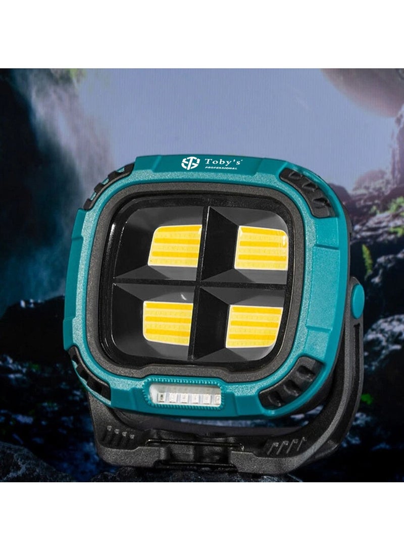Toby's Toby’s CPL-T27 LED Floodlight-5 Light Color with 18 Lighting Modes 4000mAh Battery Emergency Red Flash Strong Illumination for Power Outages Outdoor Car Repair - Image 3