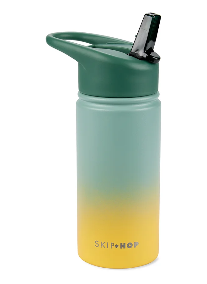 سكيب هوب Wander Stainless Steel Straw Bottle - Playful Bugs Design, Durable & Insulated for On-the-Go Sipping