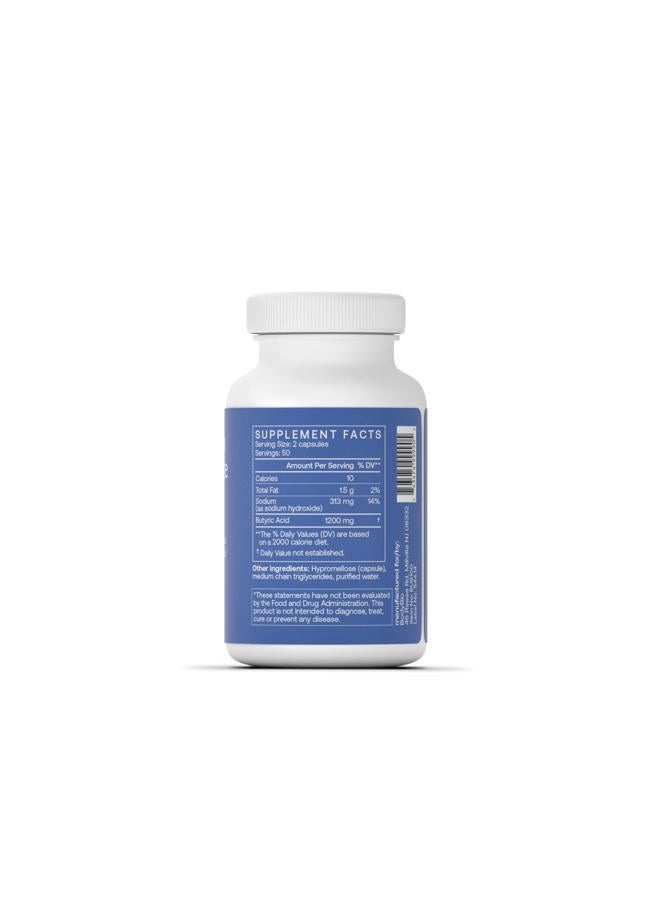 BodyBio Sodium Butyrate Capsules, 100 Caps, Gut Health Supplement, Supports Microbiome Balance, Brain Function & Immune Health, Leaky Gut Repair, 100% Pure Formula - Image 2