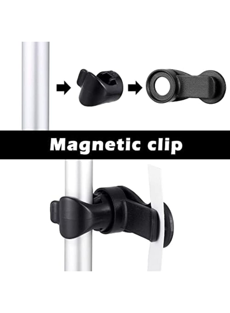 SYOSI Water Tube Clip, 3PCS Magnetic Hydration Hose Clip, Bladder Clip, Backpack Clips Tactical Backpack Accessories for Source Hydration Packs Water Bladders Holding Drinking Valve Tube in Place - Image 3