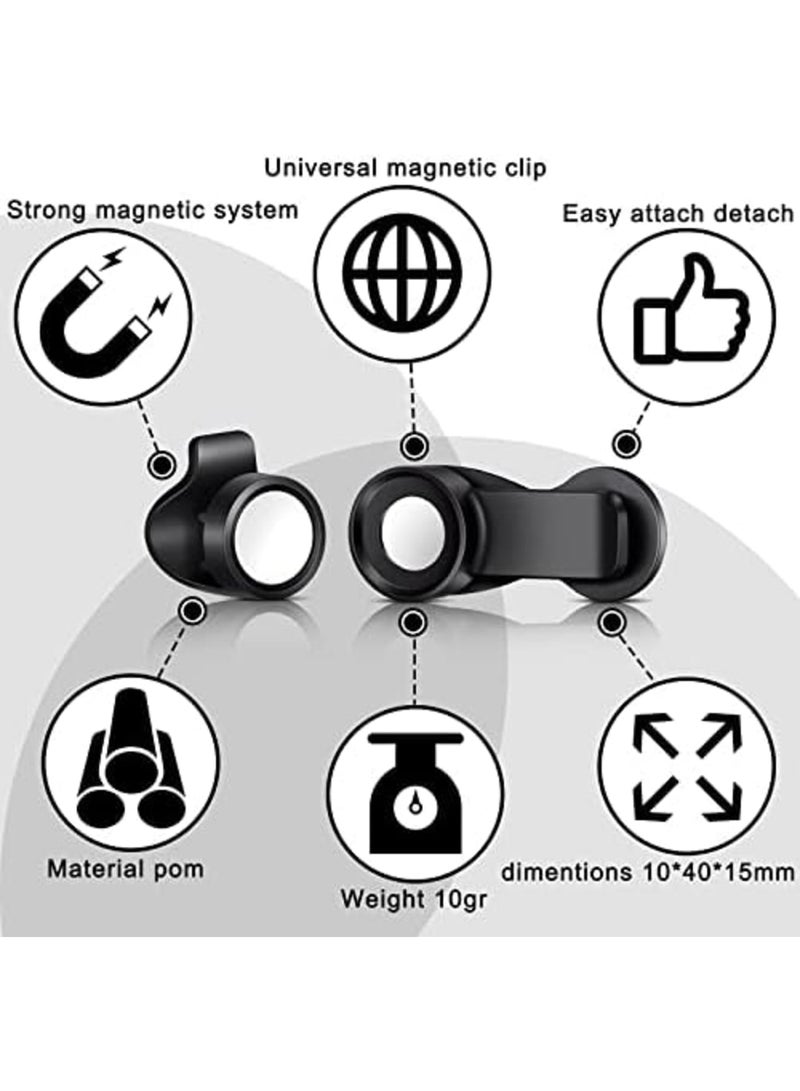 SYOSI Water Tube Clip, 3PCS Magnetic Hydration Hose Clip, Bladder Clip, Backpack Clips Tactical Backpack Accessories for Source Hydration Packs Water Bladders Holding Drinking Valve Tube in Place - Image 2
