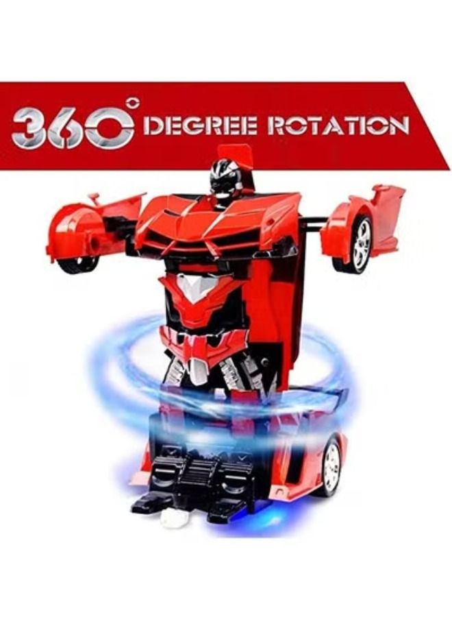 RC Car for Kids Transform Car Robot, Deformation Car Model Toy Transformation Remote Control Vehicle for Children Perfect for Birthday Gift - Image 2